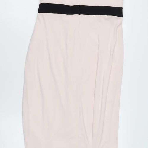 Phase Eight Women's Ivory Black Dress Size 16