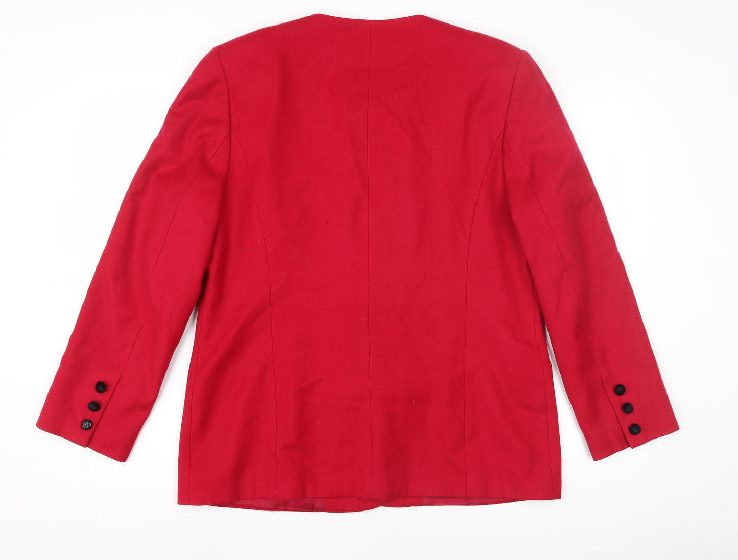 Barucci Women's Red Wool Double-Breasted Coat