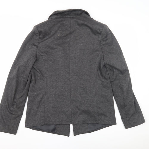 Wallis Women's Grey Blazer, Size 12, Classic Casual Look