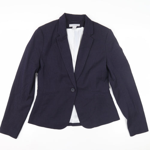 H&M Women's Blue Blazer Size 10
