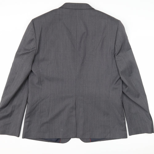 Marks and Spencer Men's Grey Slim Fit Suit Jacket 44