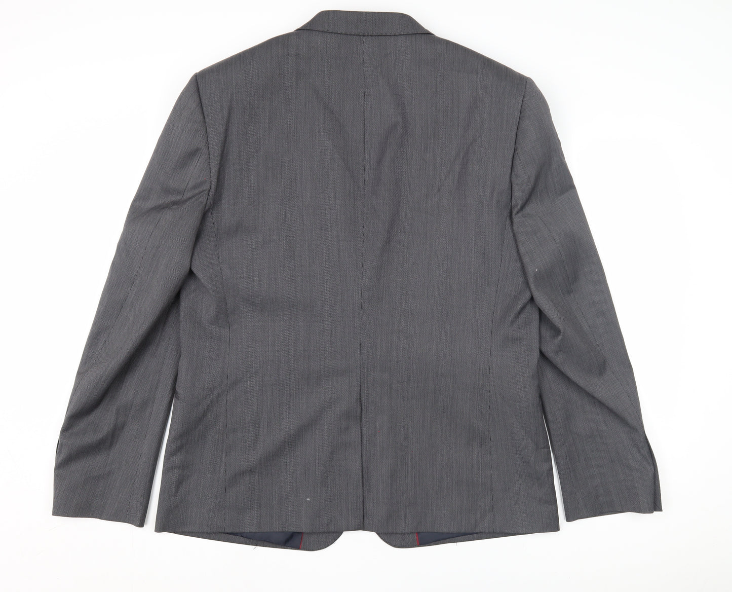 Marks and Spencer Men's Grey Slim Fit Suit Jacket 44