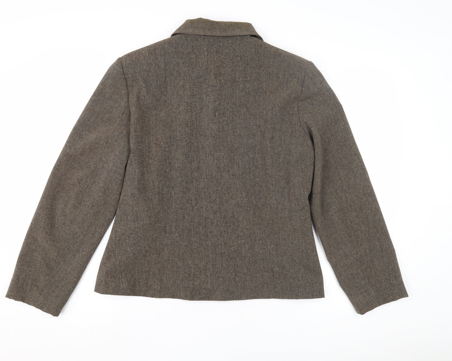 Wallis Women's Brown Wool Jacket Size 16