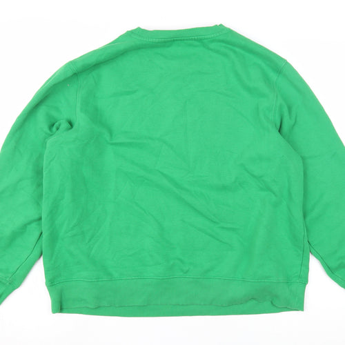 Marks and Spencer Green Pullover Sweatshirt Women Size 16