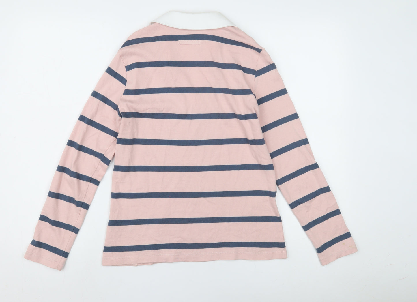 Marks and Spencer Women's Pink Polo Jersey Top Size 8