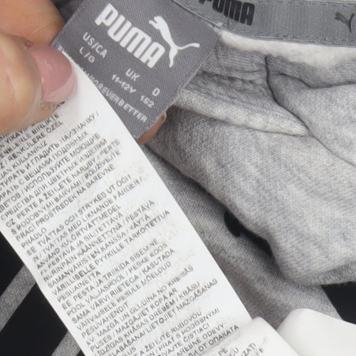 Puma Boys Grey Hoodie, Size 12-13 Years, Pullover, Casual Wear