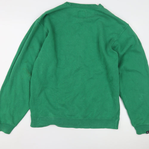 Matix Men's Green Sweatshirt M - Logo Graphic Print