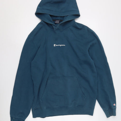 Champion Men's Blue Pullover Hoodie XL