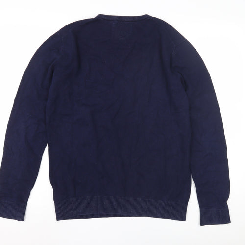 Joules Men's Blue S Cotton Pullover Jumper