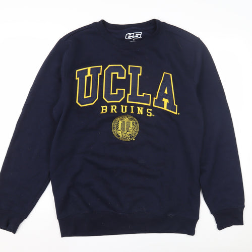 e5 Men’s Blue S Pullover College Sweatshirt