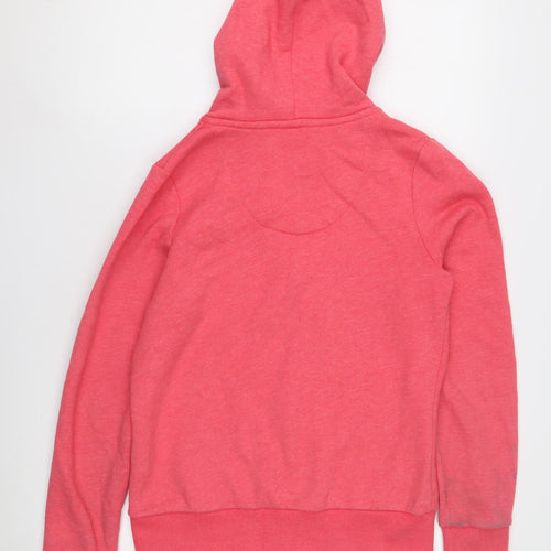 Weird Fish Women's Pink Full Zip Hoodie Size 10
