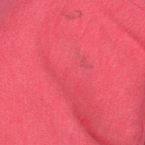 Weird Fish Women's Pink Full Zip Hoodie Size 10