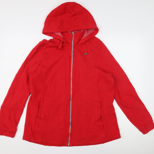 Regatta Women's Red Full-Zip Hoodie, Size 18