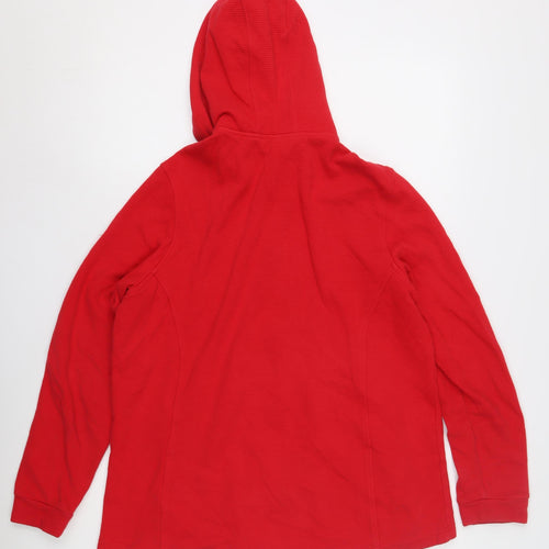 Regatta Women's Red Full-Zip Hoodie, Size 18