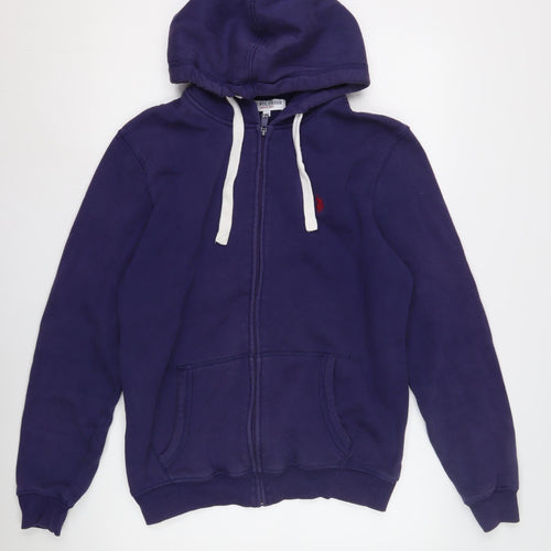 U.S. Polo Assn. Men's Purple Full Zip Hoodie M