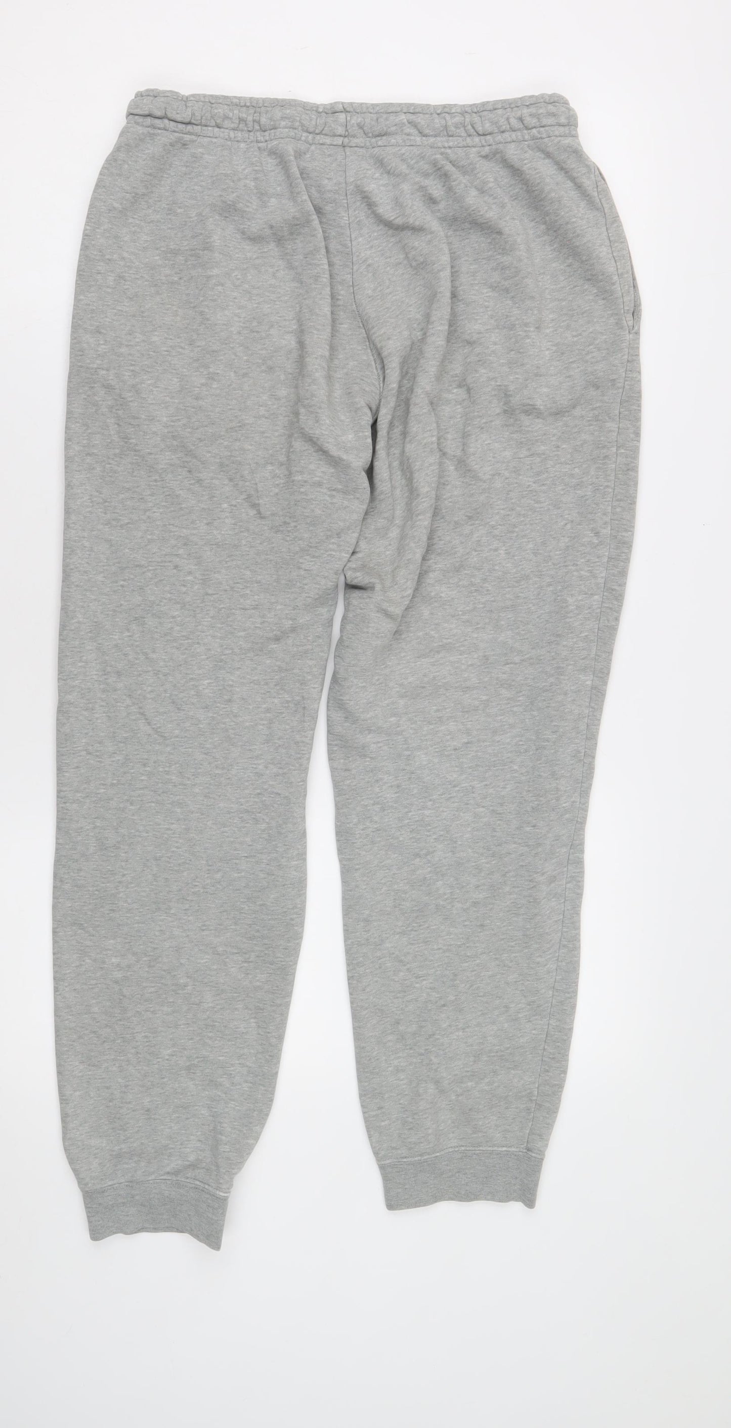Nike Men's Grey Jogger Trousers - M, Elastic Waist
