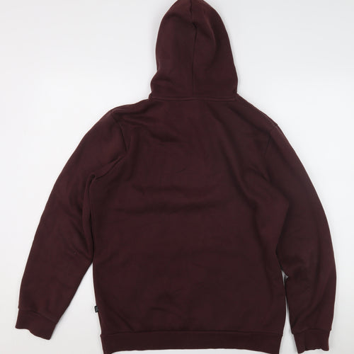 Puma Men's Red Pullover Hoodie S with Logo