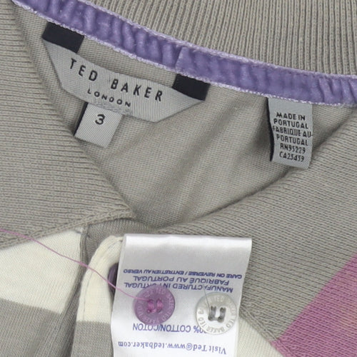 Ted Baker Men's Multicoloured Striped Polo M