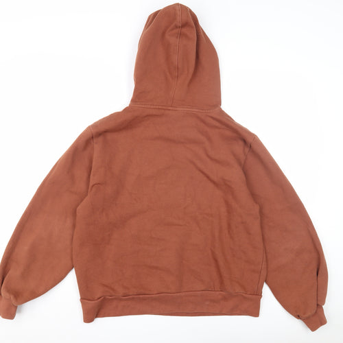 Adidas Women's Brown Pullover Hoodie, Size 6, Casual