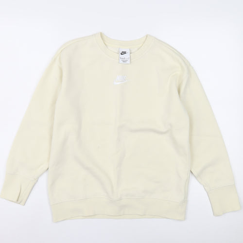 Nike Unisex Ivory M Pullover Sweatshirt Hoodie