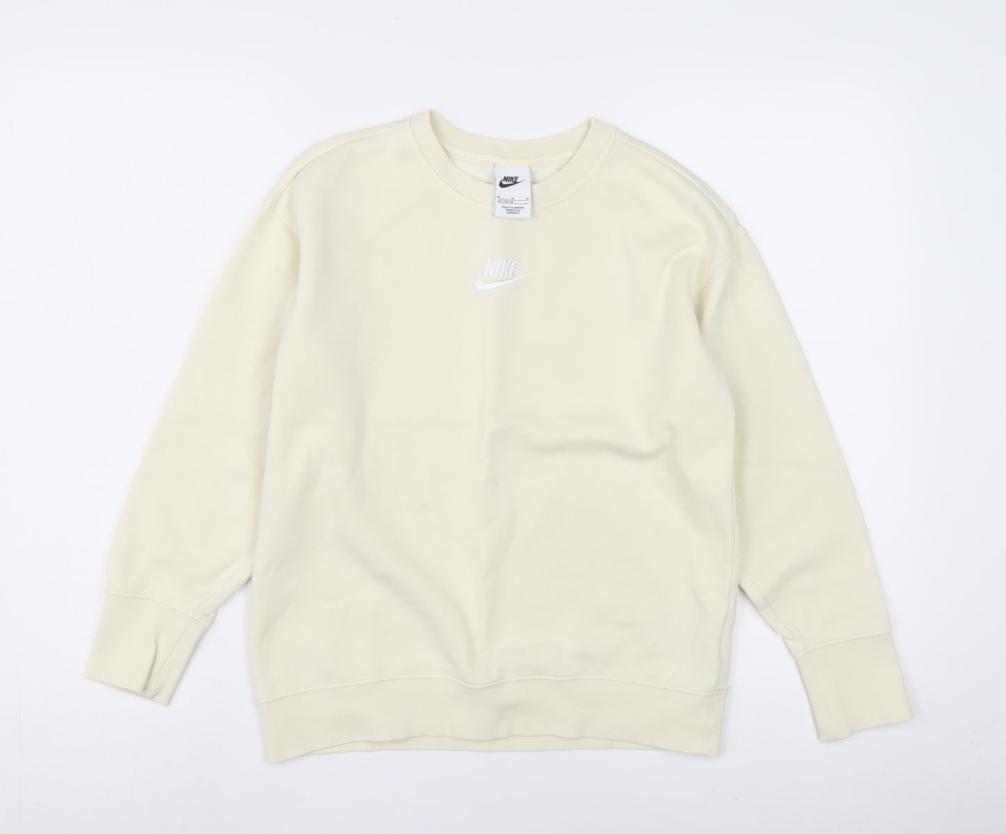 Nike Unisex Ivory M Pullover Sweatshirt Hoodie