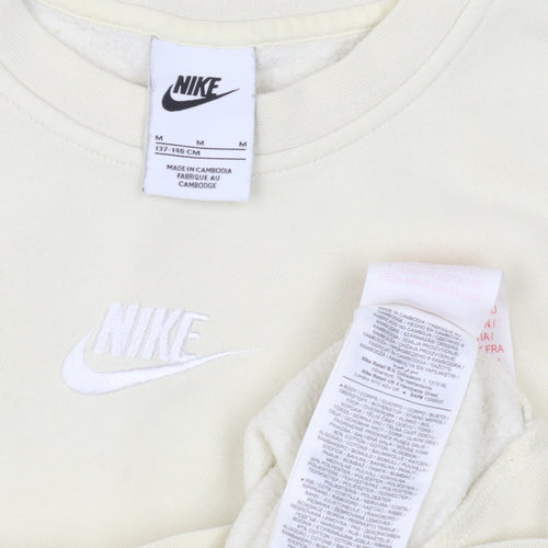 Nike Unisex Ivory M Pullover Sweatshirt Hoodie