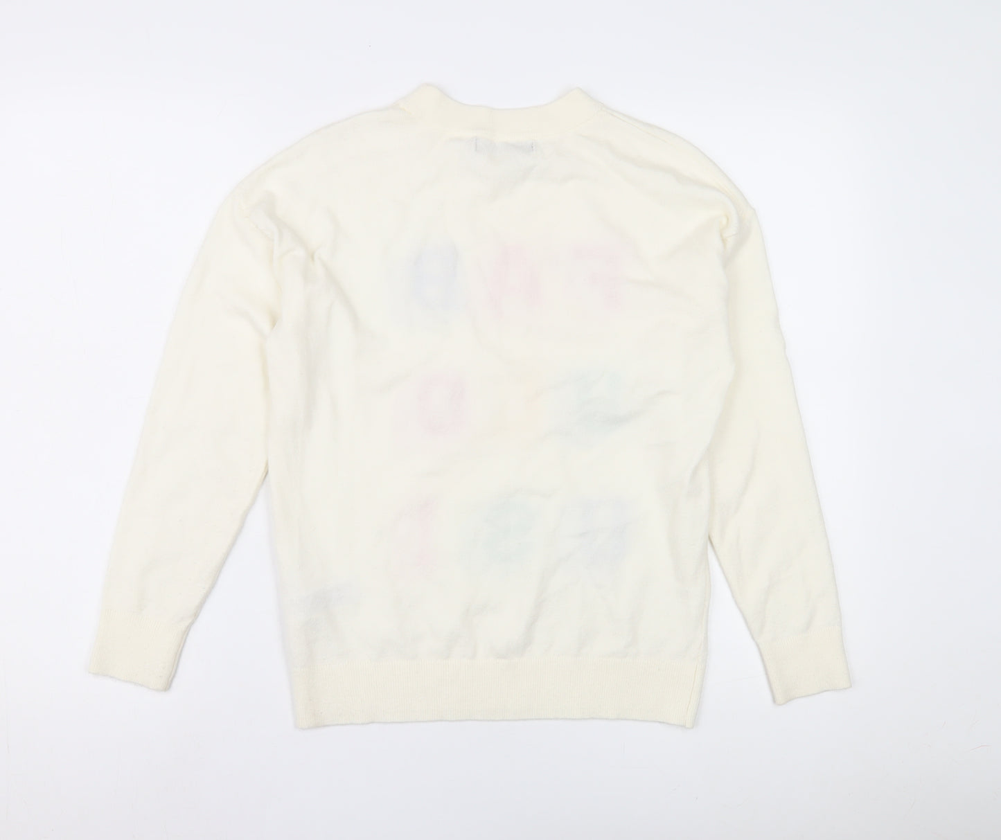 Marks and Spencer Women's Ivory Pullover Jumper, S