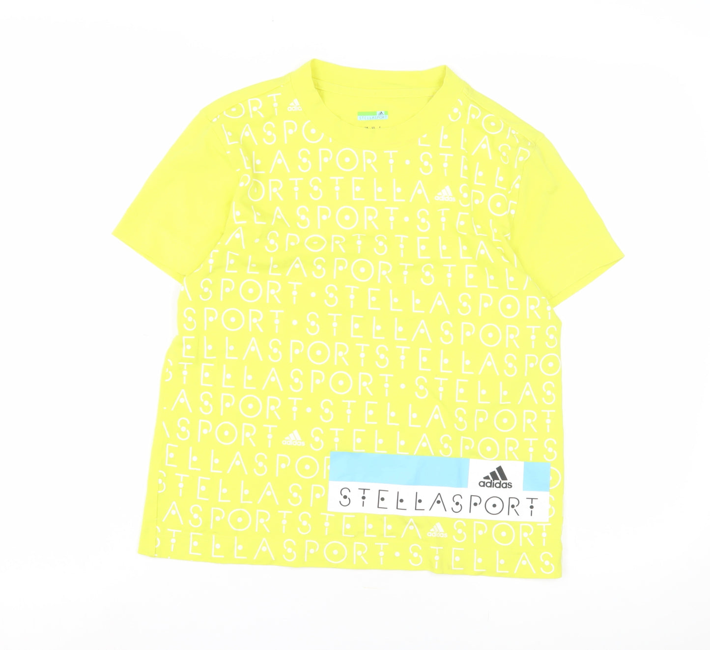 Adidas Women's Yellow XS Basic T-Shirt