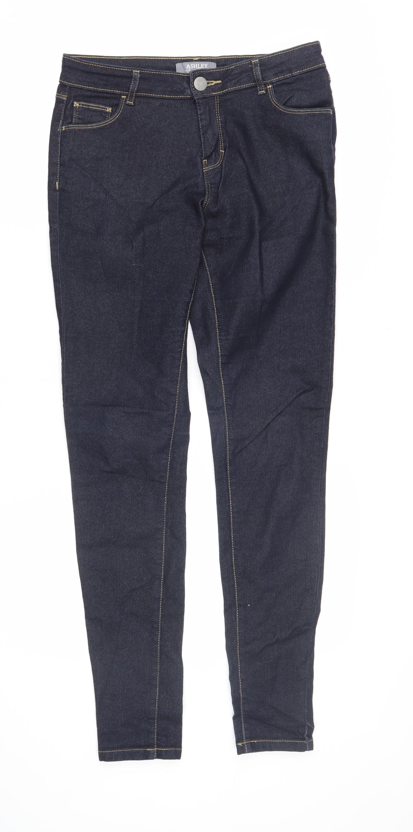 Dorothy Perkins Women's Blue Skinny Jeans Size 10