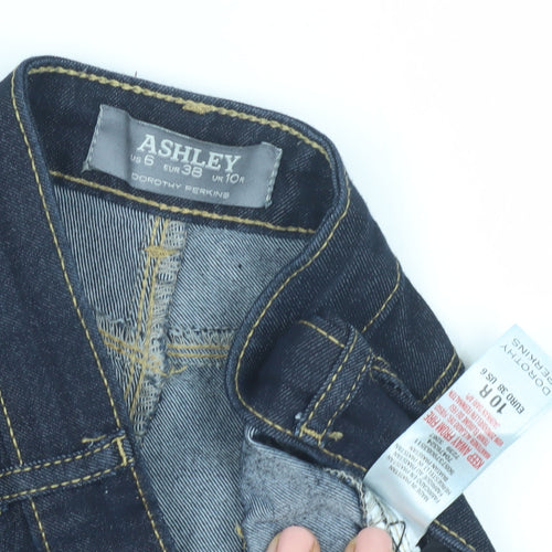 Dorothy Perkins Women's Blue Skinny Jeans Size 10