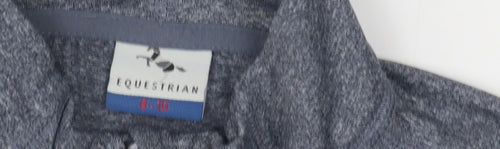Equestrian Women's Grey Size 8 Long Sleeve Pullover