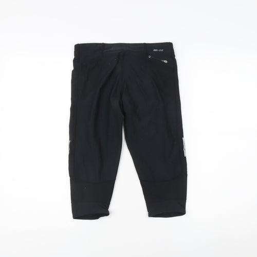 Nike Women's Black XS Cropped Leggings for Running