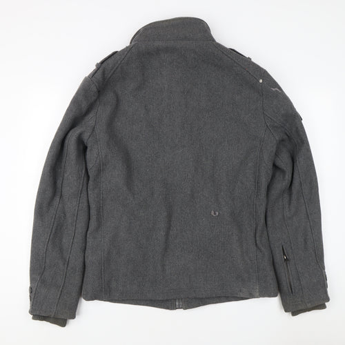 Projek Raw Men's Grey Military Jacket Size L
