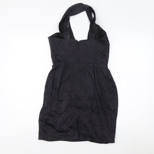 French Connection Women's Black Halter Dress Size 8