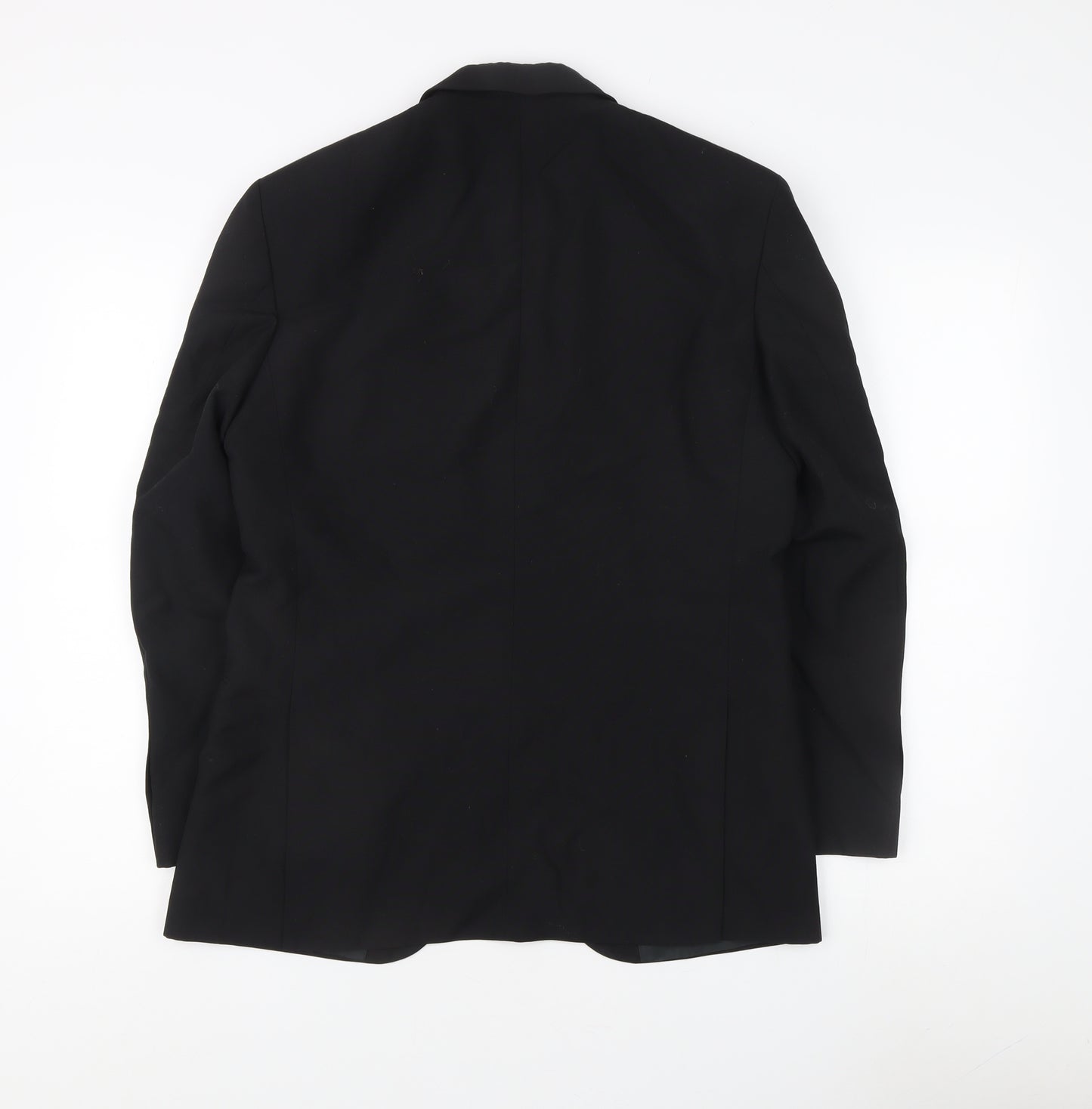Mr Harry Men's Black Blazer, 38S One-Button, Formal