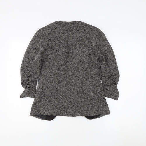 H&M Women's Grey Blazer Size 6 Workwear