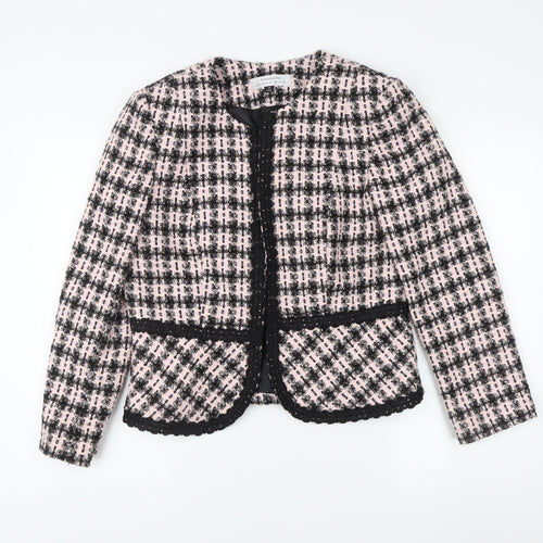 Tahari Women's Multicoloured Check Blazer Size 12