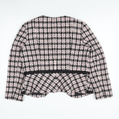 Tahari Women's Multicoloured Check Blazer Size 12