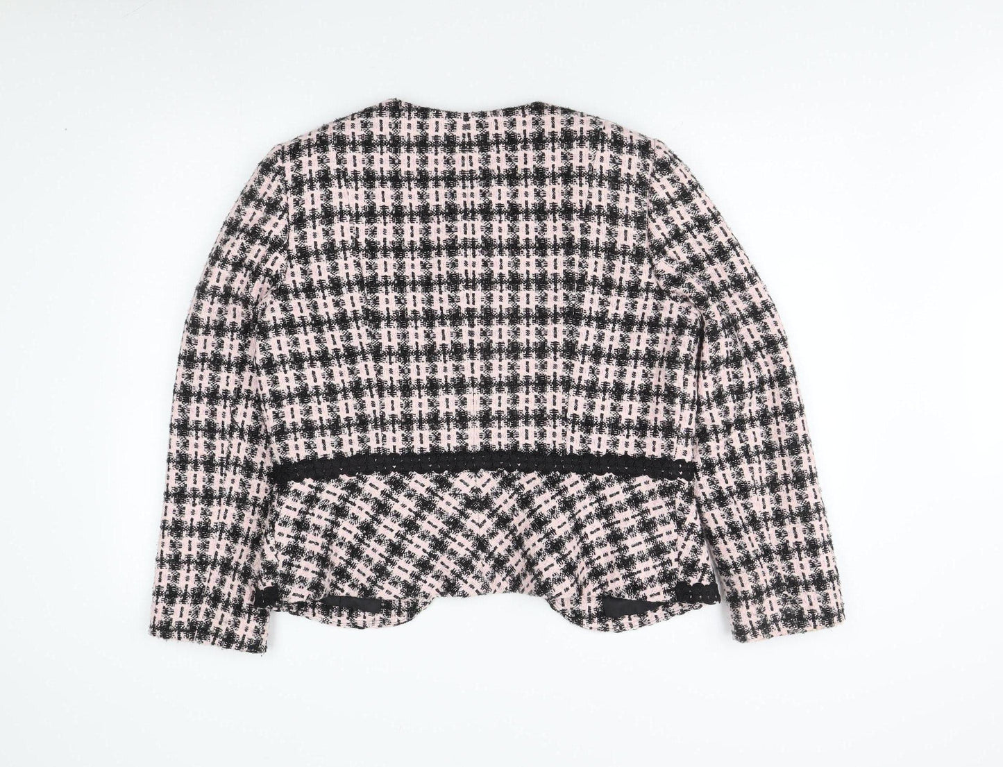 Tahari Women's Multicoloured Check Blazer Size 12