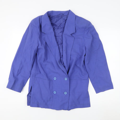 Next Women's Blue Blazer, Size 10, Double-Breasted