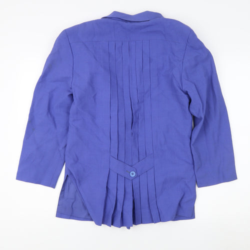 Next Women's Blue Blazer, Size 10, Double-Breasted