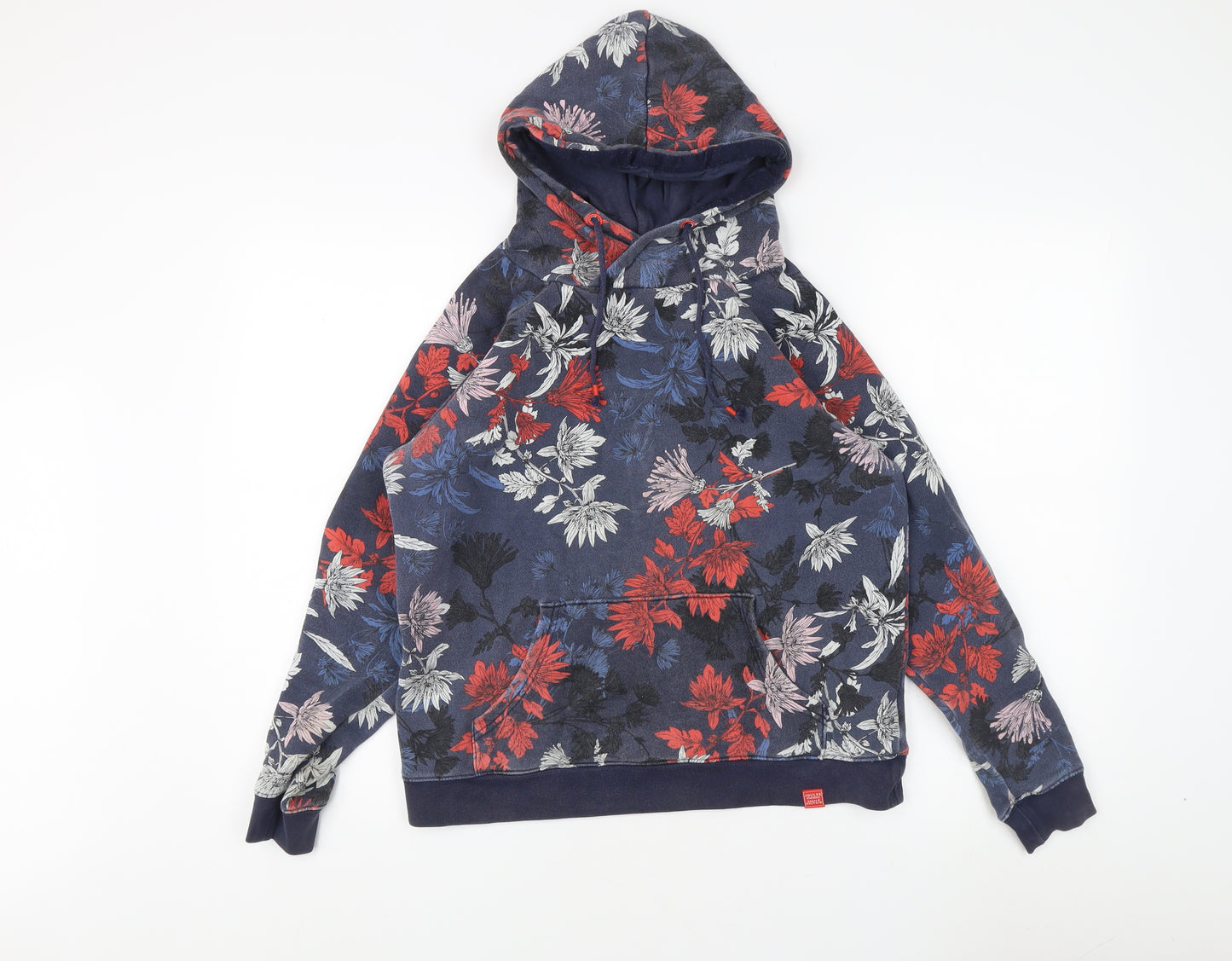 Joules Women's Floral Hoodie, Multicoloured, Size 10