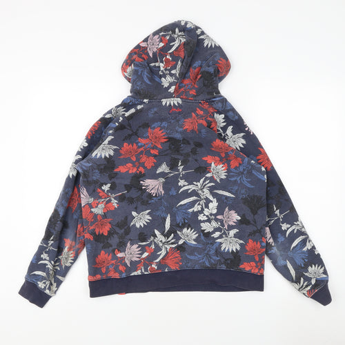Joules Women's Floral Hoodie, Multicoloured, Size 10