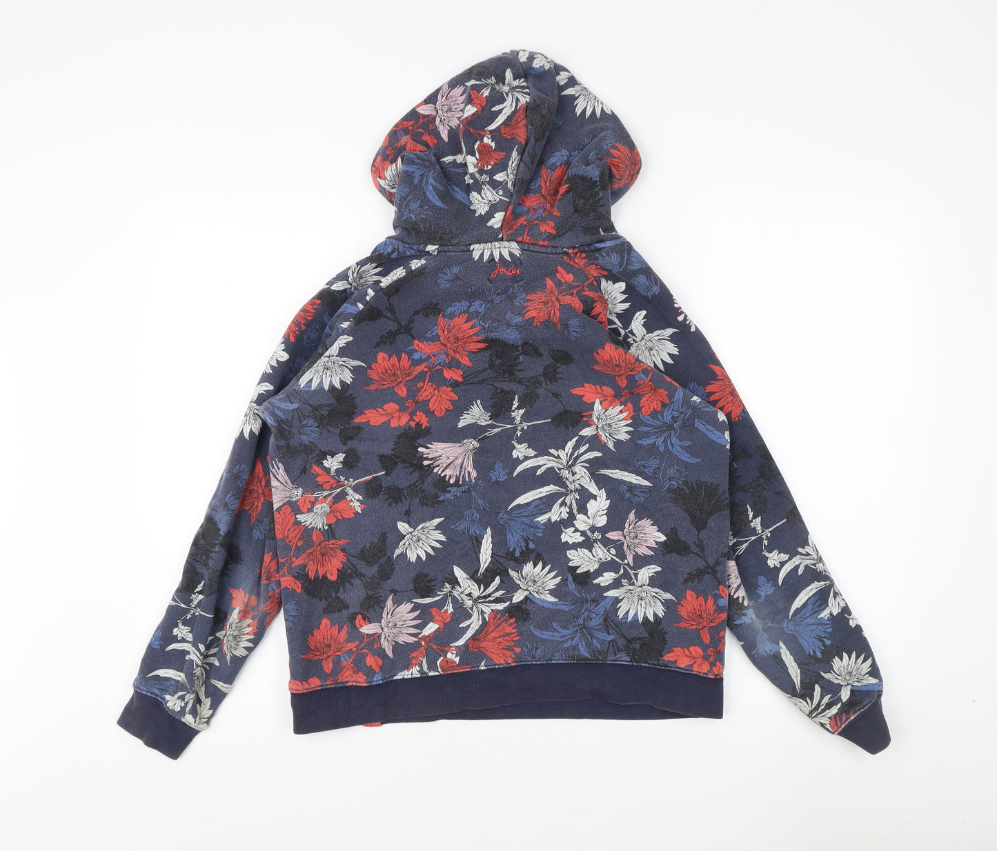 Joules Women's Floral Hoodie, Multicoloured, Size 10