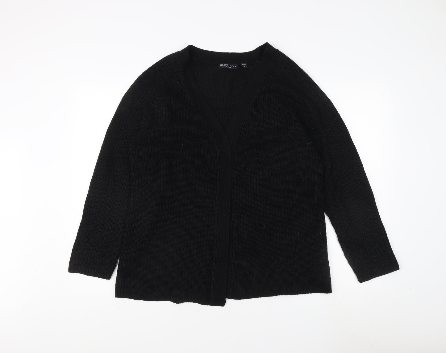 Brave Soul Women's Black Cardigan, Size 12