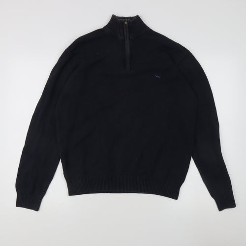Wolsey Men's Black High Neck Pullover Jumper M