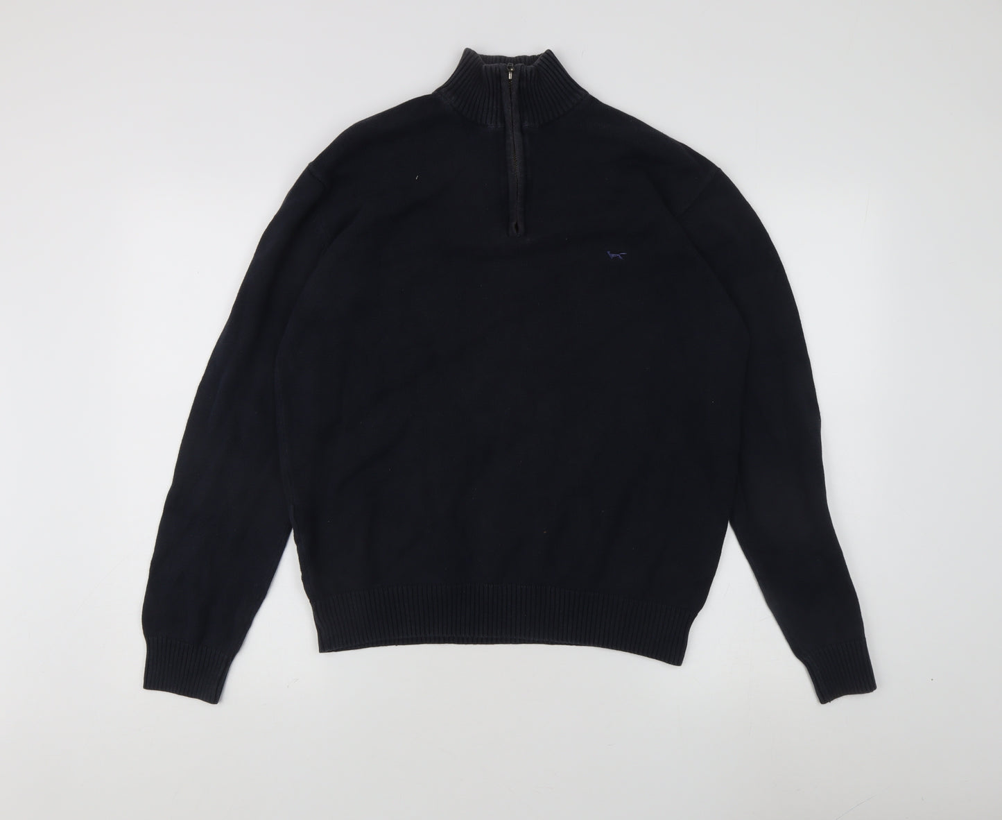 Wolsey Men's Black High Neck Pullover Jumper M