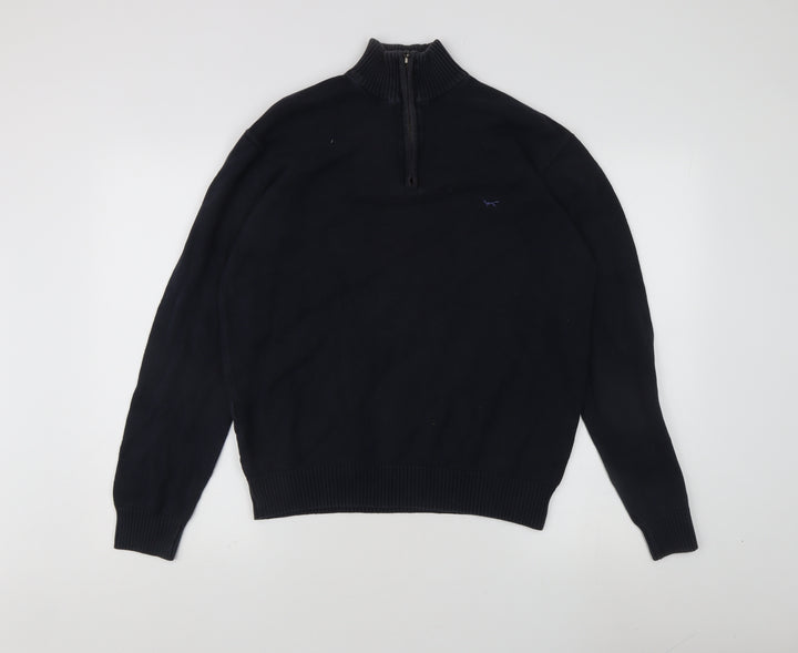 Wolsey Men's Black High Neck Pullover Jumper M