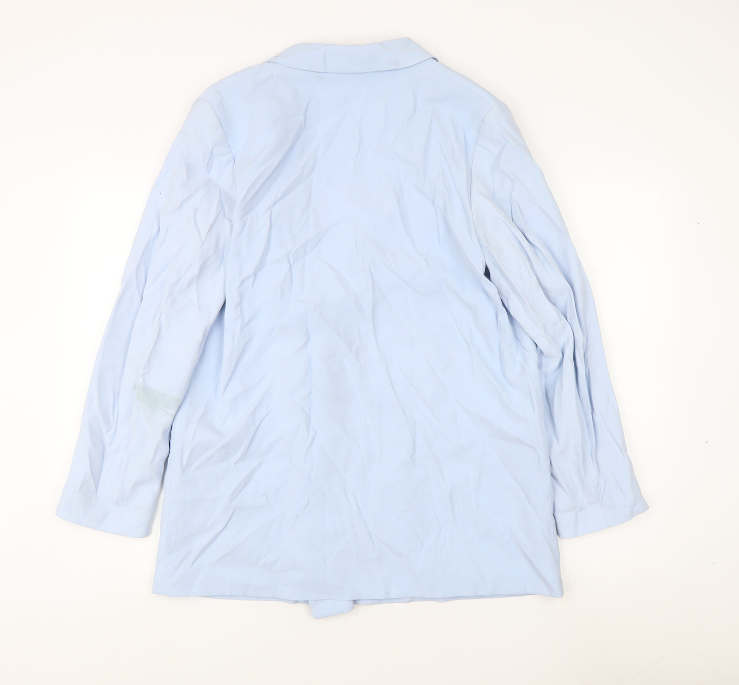 H&M Women's Blue Blazer M Double Breasted