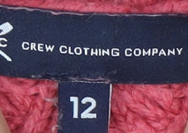 Crew Clothing Women's Multicoloured Cable-Knit Jumper